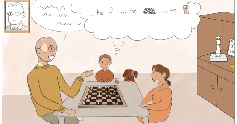How do babies learn grammar from tracking patterns?